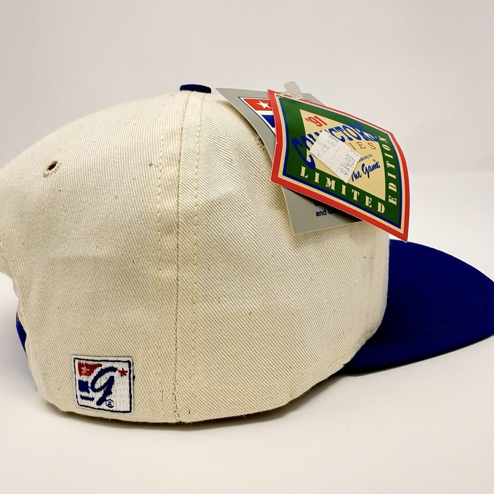 Vintage 1991 Chicago Cubs Snapback Hat The Game Cream Blue NWT Limited‎ - Picture 15 of 16